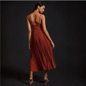 Anthropologie Pleated Midi Dress